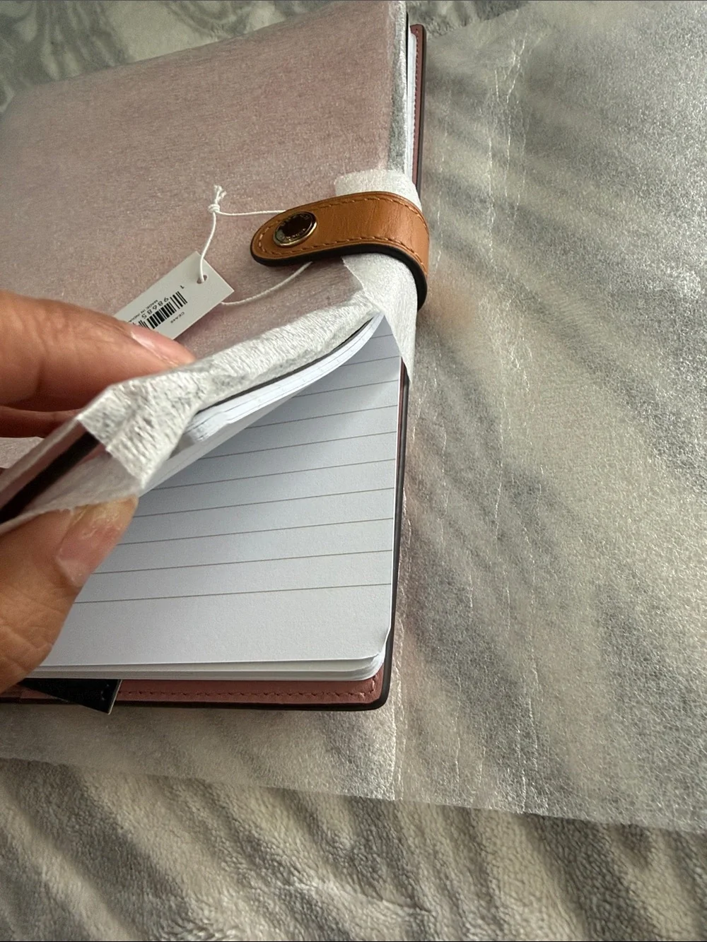 NWT Coach Powder Pink notebook